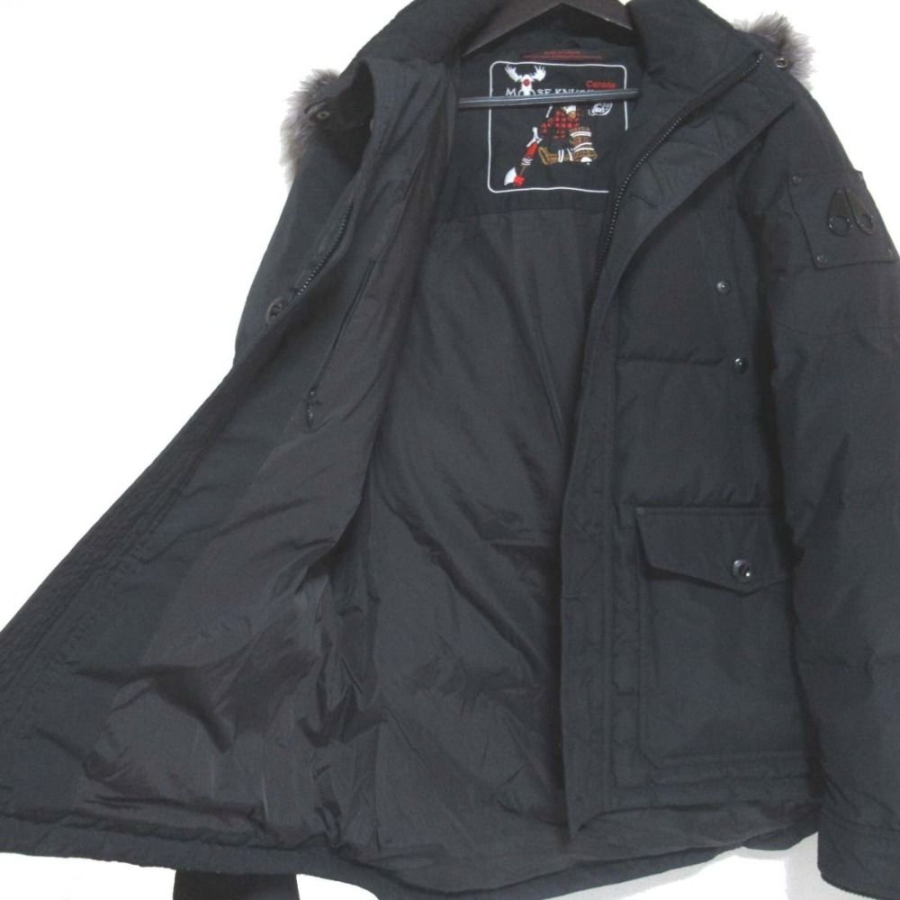 美品 MOOSE KNUCKLES ムースナックルズ ブルーフォックスファー  