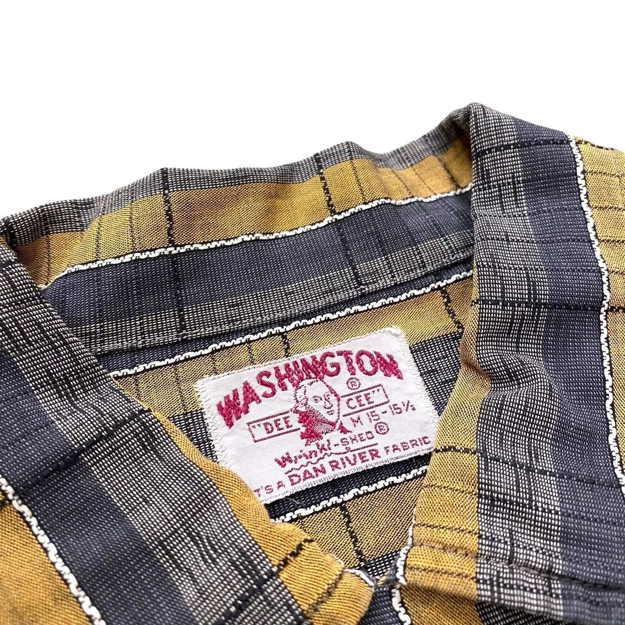 50s ビンテージ WASHINGTON DEE CEE オープンカラー コットン