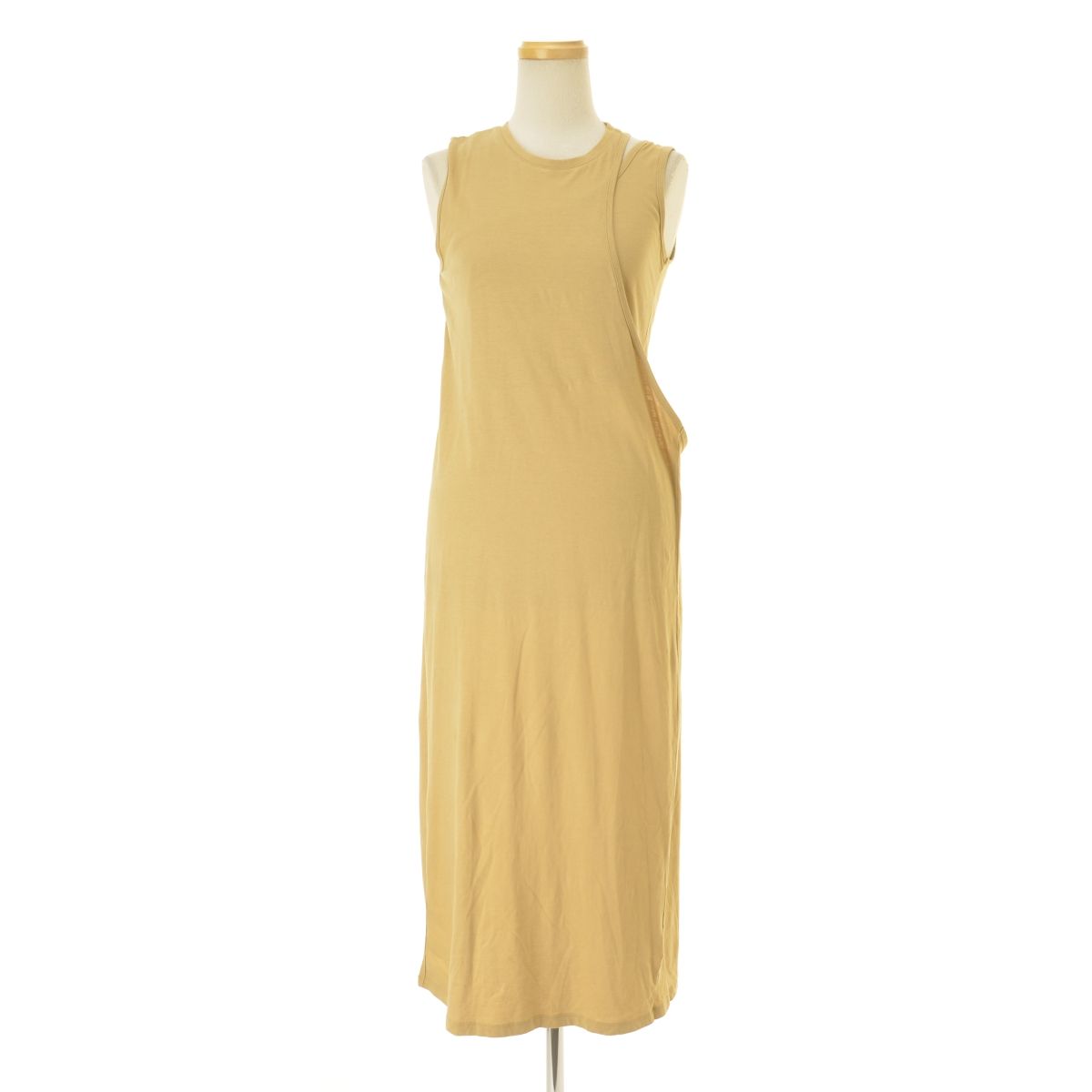 little Suzie リトルスージー Asymmetry Layerd Dress アシンメトリーレイヤードドレス ls046 M ダークグリーン ノースリーブ ワンピース トップス【中古】【little Suzie】 littlesuzie】ls046 Asymmetry Layerd Dress アシンメトリーロング