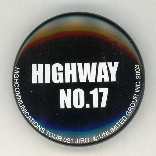 中古】バッジ・ピンズ(男性) 021.JIRO(HIGHWAY NO.17) 缶バッジ 「GLAY