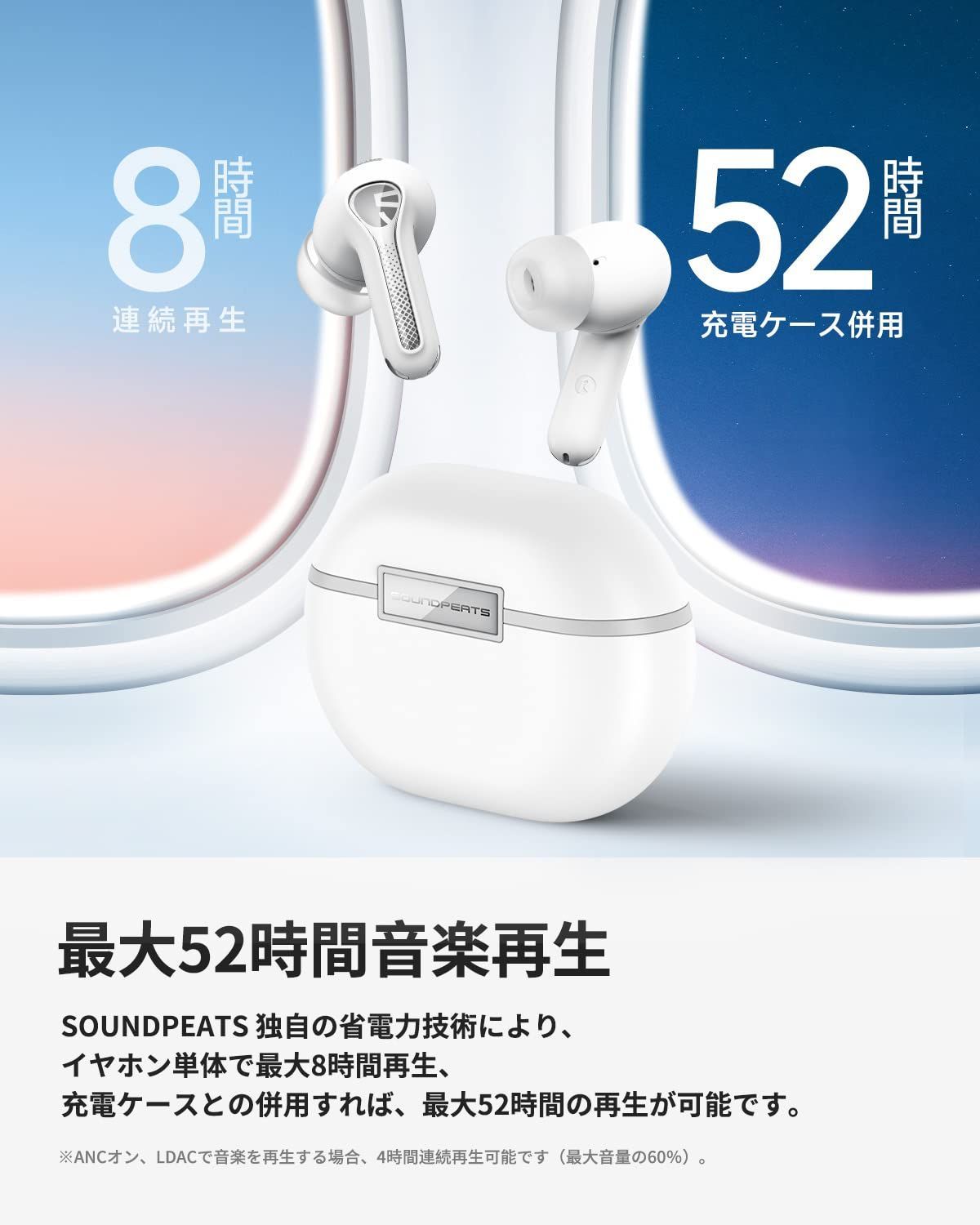 SOUNDPEATS Capsule3 Pro ワイヤレスイヤホン ハイレゾイヤ