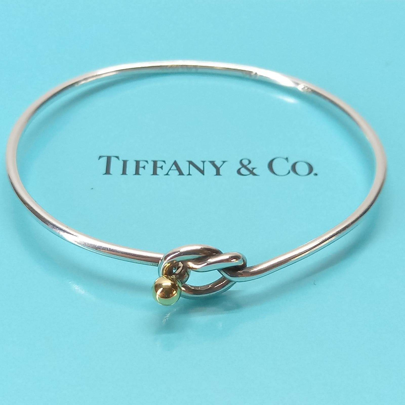 Tiffany ブレスレット　ラブノット　925/750 ティファニー Tiffany&Co SV925 750 ラブノット ブレスレット