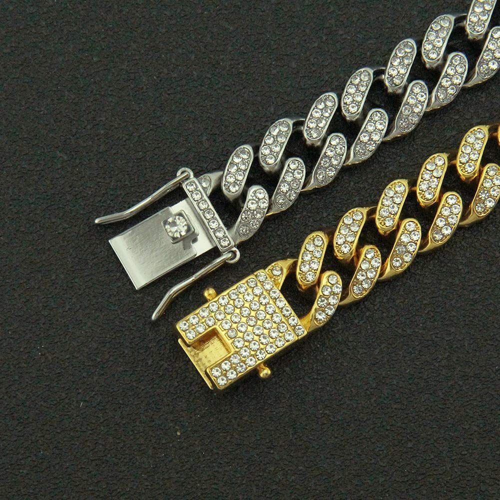 シルバー マイアミキューバンリンク ネックレス 6mm 55cm Hoyazvet