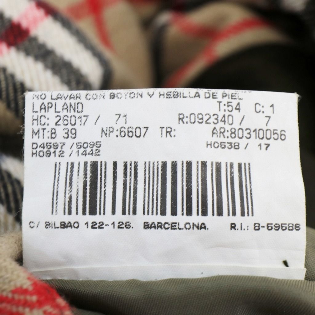 希少80-90s Burberrys グリーンロゴ ウールジャケットL 黒○51