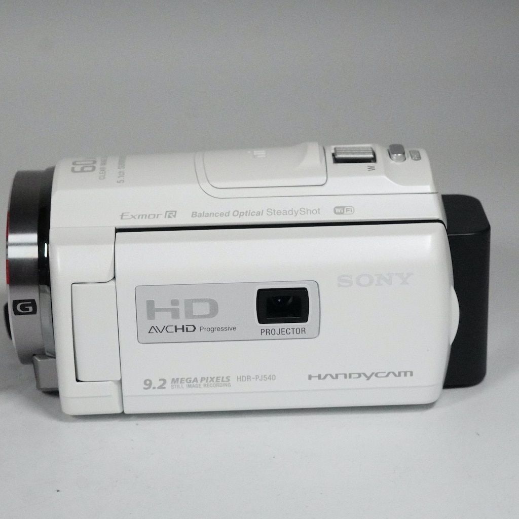 SONY ソニー HDR-PJ540 ホワイト 元箱 動作OK 返金保証 /2071