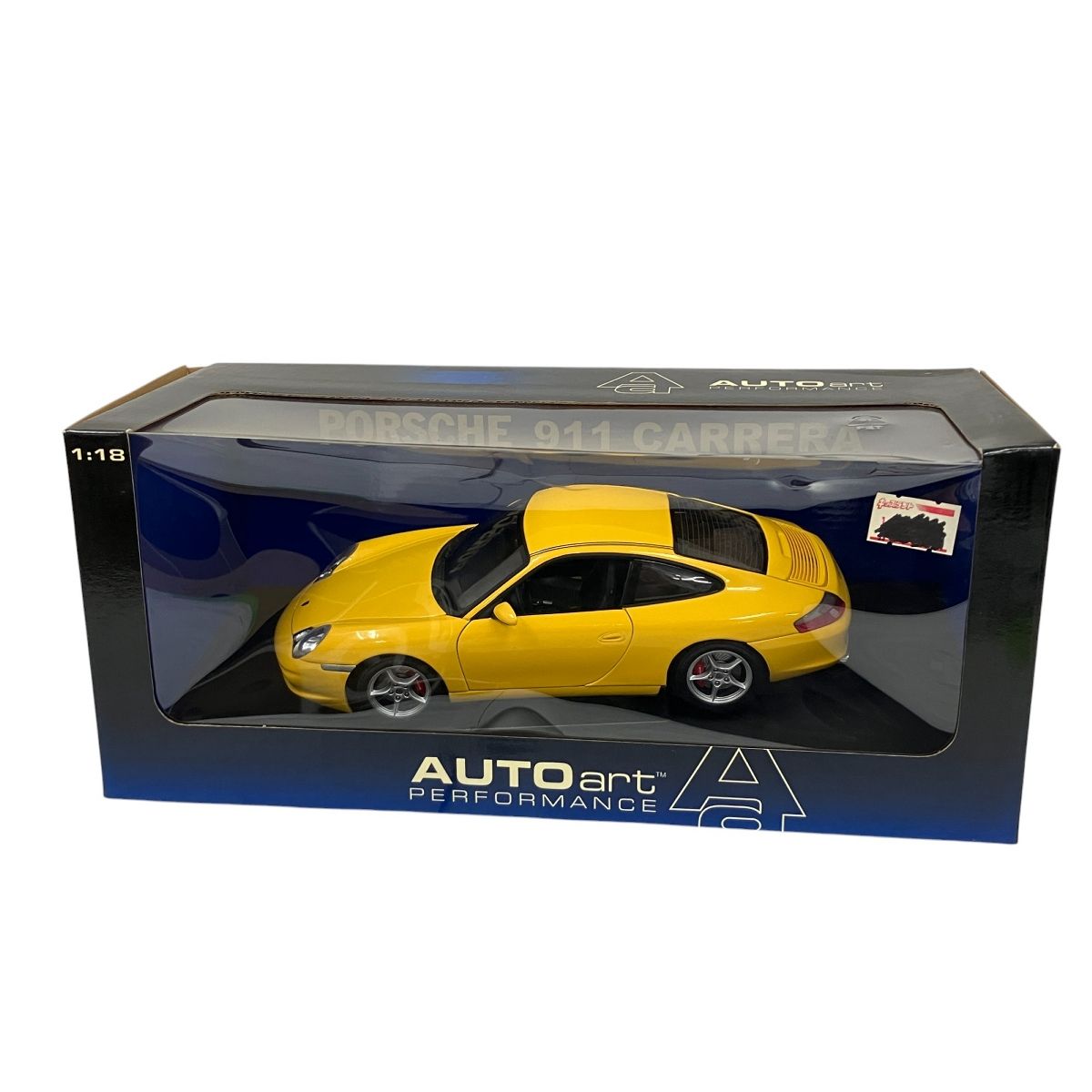 1/18 AUTOart オートアート ポルシェ カレラ PORSCHE 911Carrera イエロー 中古 O9977037