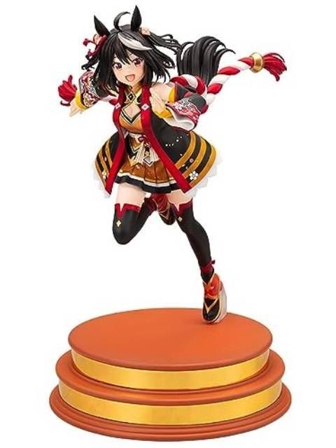 未開封コトブキヤ ウマ娘プリティーダービー [迫る熱に押されて]キタサンブラック コトブキヤ [迫る熱に押されて]キタサンブラック 1/7 完成品 「ウマ娘