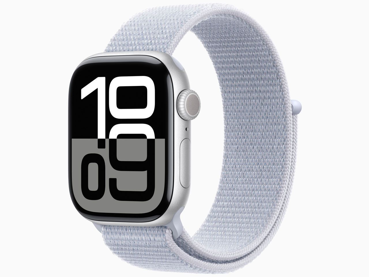 「新品」Apple Watch Series 10 GPSモデル 42mm MWWD3J/A [シルバー・ブルークラウドスポーツループ]
