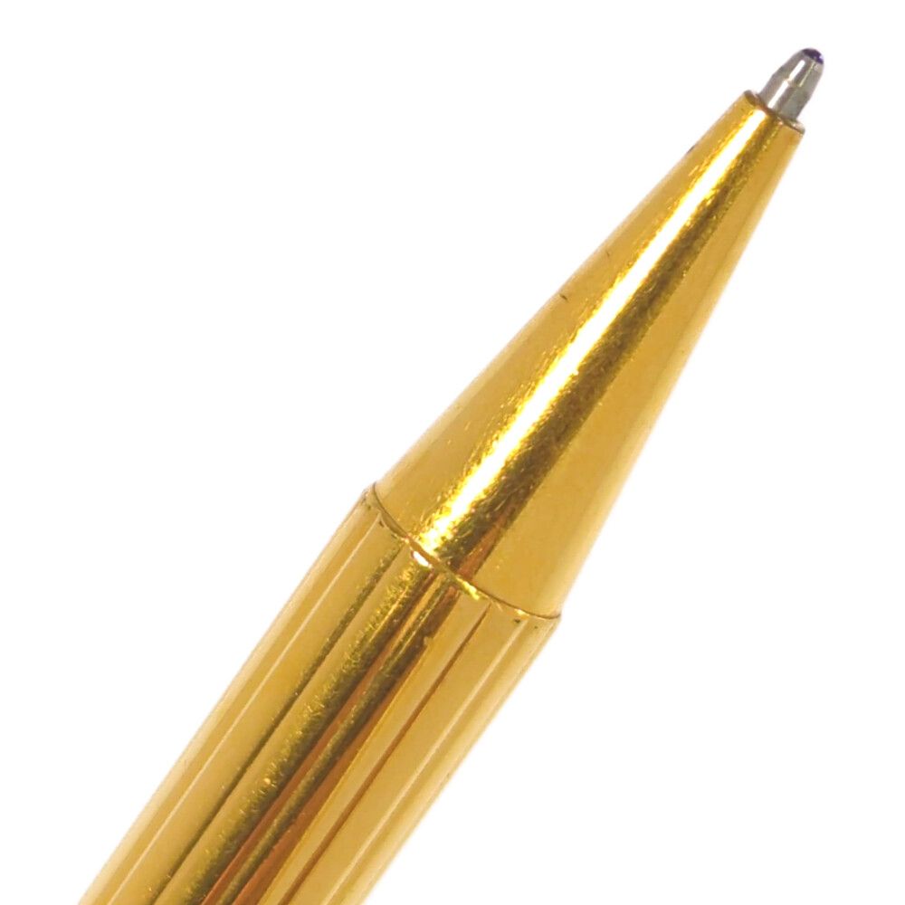 Cartier ツイスト式ボールペン シルバー×ゴールド　本体と箱 美品▽Cartier カルティエ ロゴ刻印入り ツイスト式 ボールペン