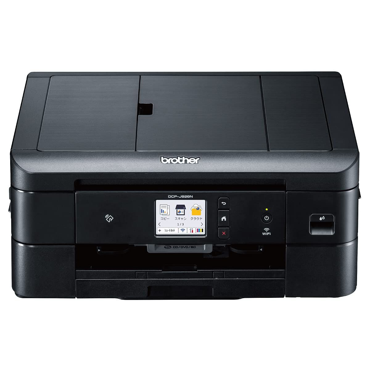 ブラザー工業 プリンター A4インクジェット複合機 DCP-J926N-B (ブラック/Wi-Fi/自動両面印刷/スマホ・タブレット接続/ADF/レーベル印刷/2021年モデル) 通常