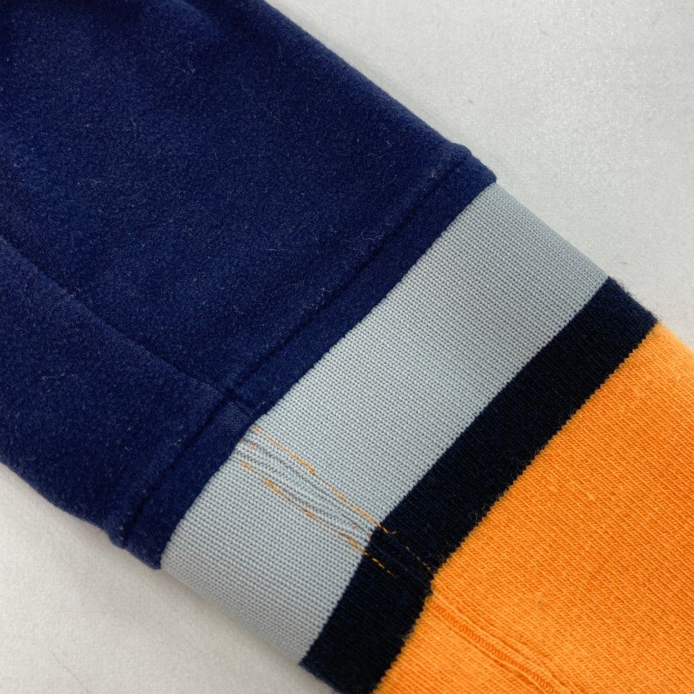 DECEMBERMAY 長袖シャツ ネイビー/オレンジ