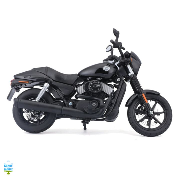 Maisto 1:12 Harley Davidson 2015 ストリート 750 ブラック ミニカー