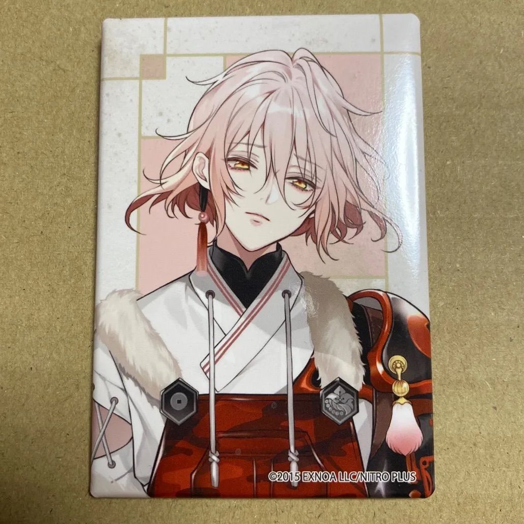 キャラクターグッズ 刀剣乱舞 スクエア 缶バッジ 泛塵