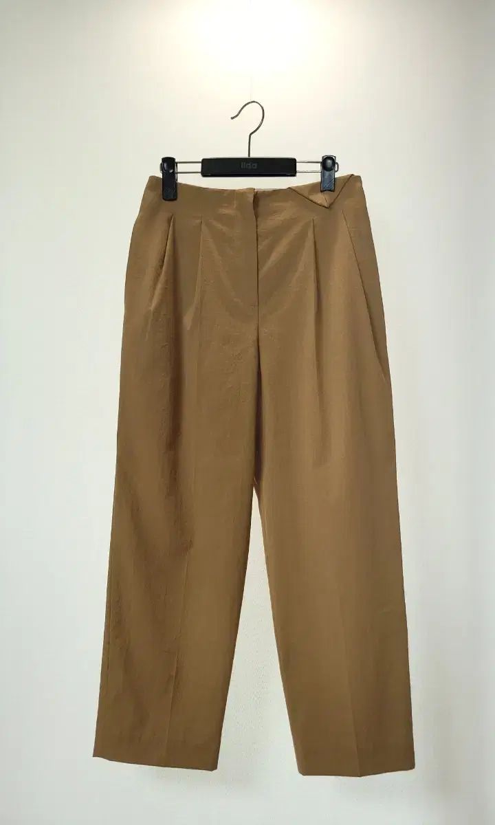 The HANDSOME SYSTEM システム 20ss リネン ブレンド ツータック パンツ 64 ー 94
