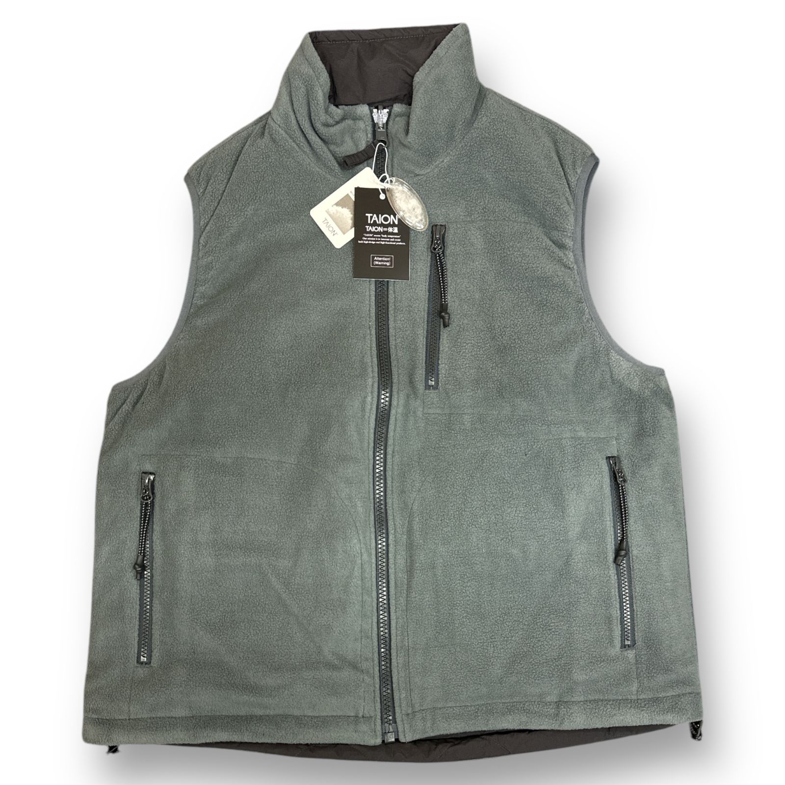 定価30800円 新品 EVCON 23AW × TAION DOWN REVERSIBLE VEST タイオン 