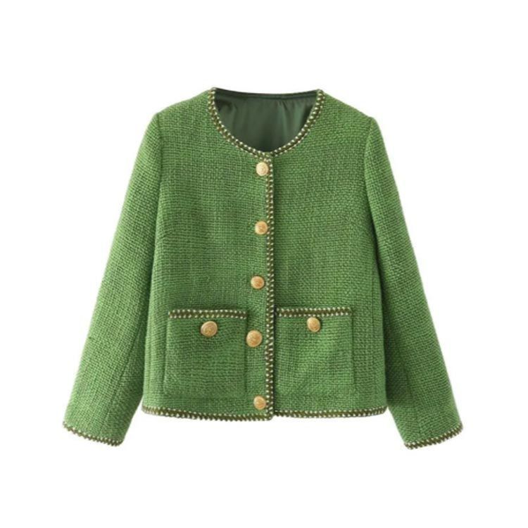 MIDIUMISOLIDミディウミソリッド ボンディングブルゾン ショートコート