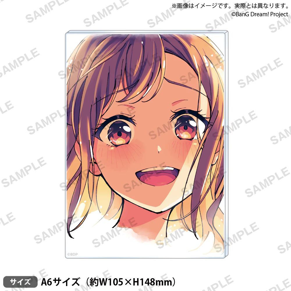 バンドリ 信澤収展 アクリルパネル Poppin'Party ポピパ 市ヶ谷有咲