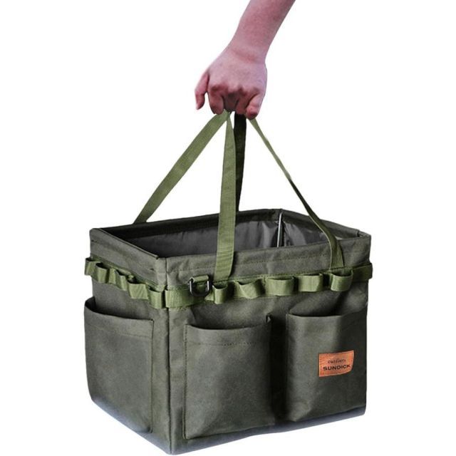 アウトドア ギアケース ギアボックス キャンプ道具バッグ ギアコンテナ