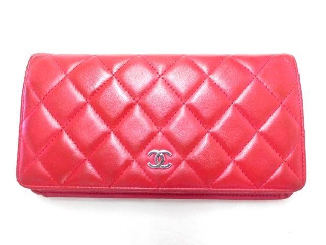 シャネル 財布 ■ レッド レザー ココマーク A31509 ウォレット レディース CHANEL □5K5L シャネル 財布 ■ レッド レザー ココマーク A31509 ウォレット レディース CHANEL □5K5L