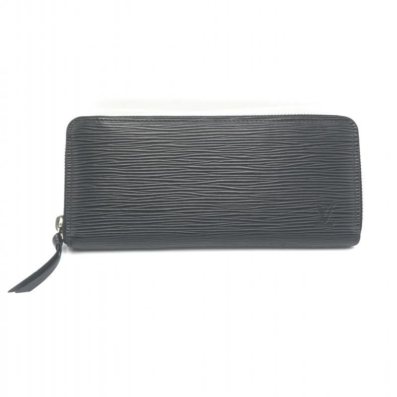 【中古】LOUIS VUITTON ポルトフォイユクレマンス 長財布 M60915 エピ ブラック ノワール ルイ・ヴィトン[10]