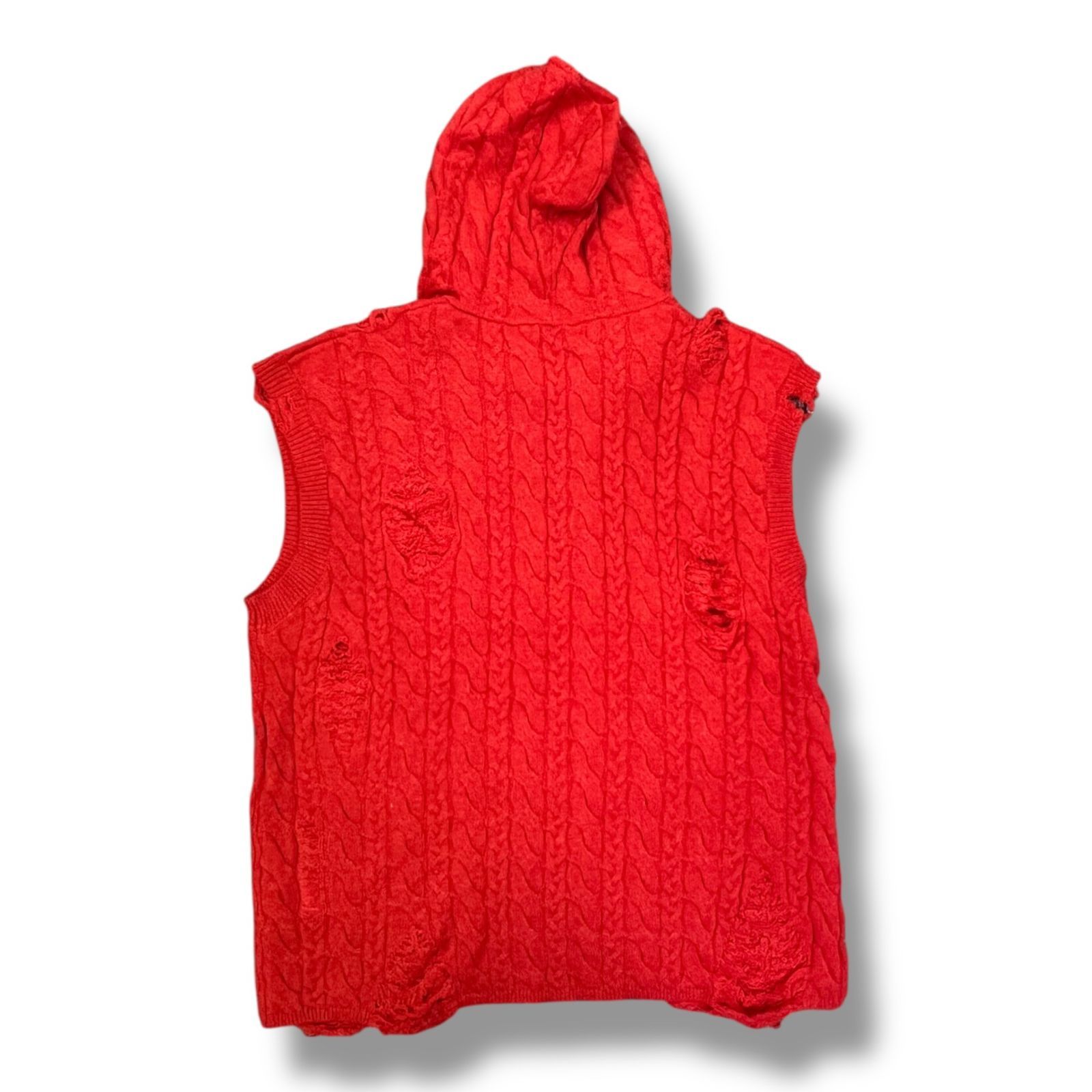 【美品　高級素材】プランクプロジェクト　ニットベスト　アルパカ　シャギー 参考上代23100円 未使用品 PRANK PROJECT Alpaca Shaggy Knit Vest