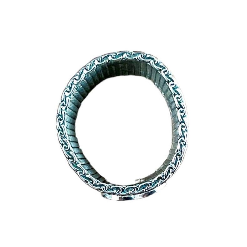 希少】 CHANEL シャネル ヴィンテージ ココマークシルバーメッシュ