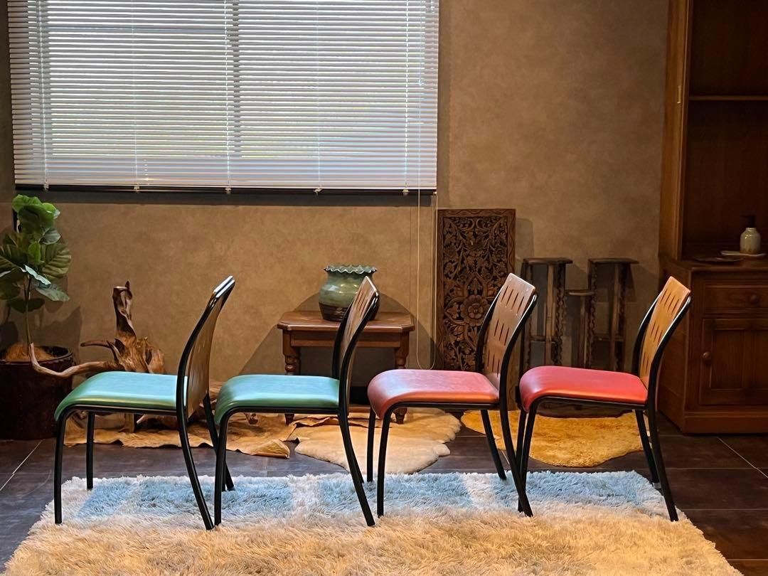 CRES クレス スタッキングチェア シティ系 ビンテージ ポップ RZ