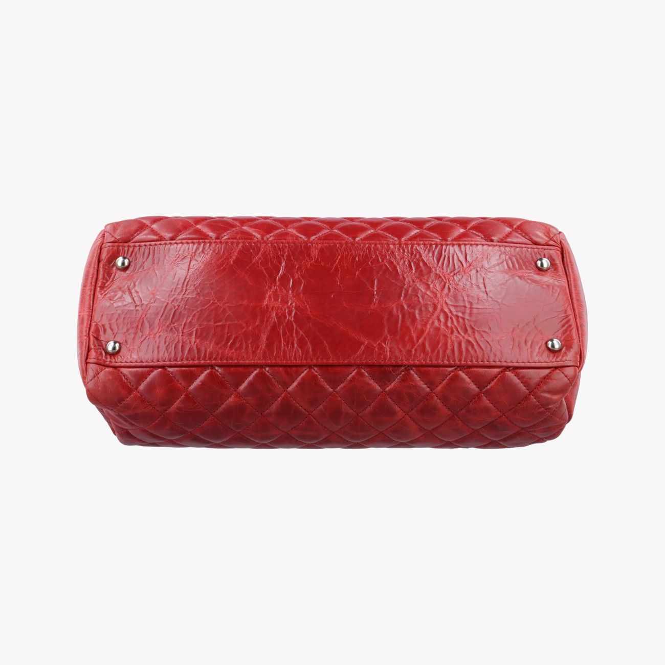 シャネルChanelマドモアゼル ボーリングレッドレザー