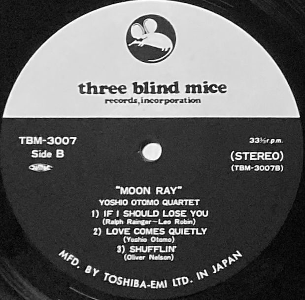 ムーン・レイ 大友義雄カルテット TBM-3007 大友義雄カルテット 『ムーン・レイ』 LP TBM-3007 - メルカリ