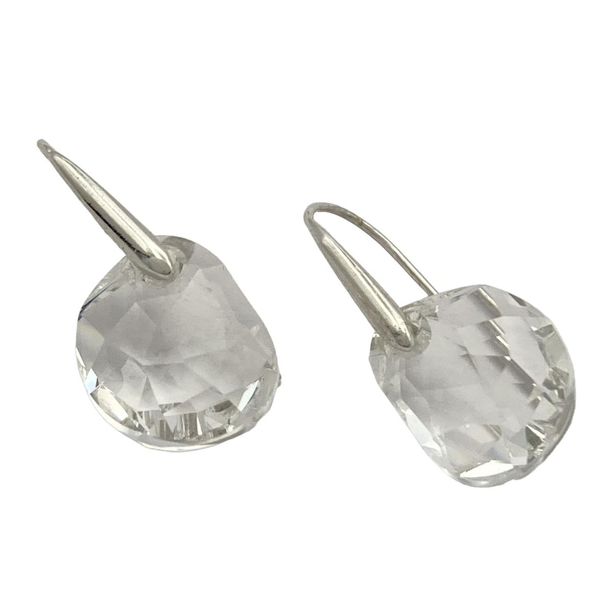 SWAROVSKI(スワロフスキー) ピアス美品 - クリア - メルカリ