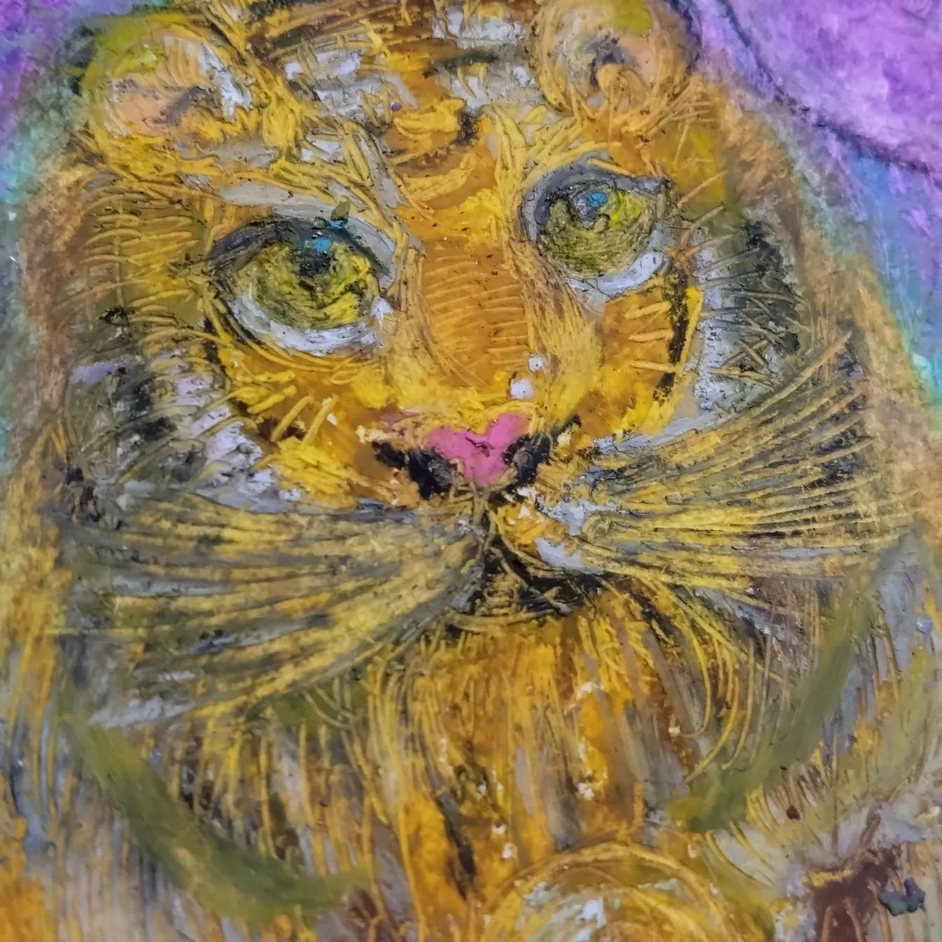 パステル画「夢の里」 パステル画「夢の里」 パステルの夢」 “A Dream in Pastel” 🌱夏