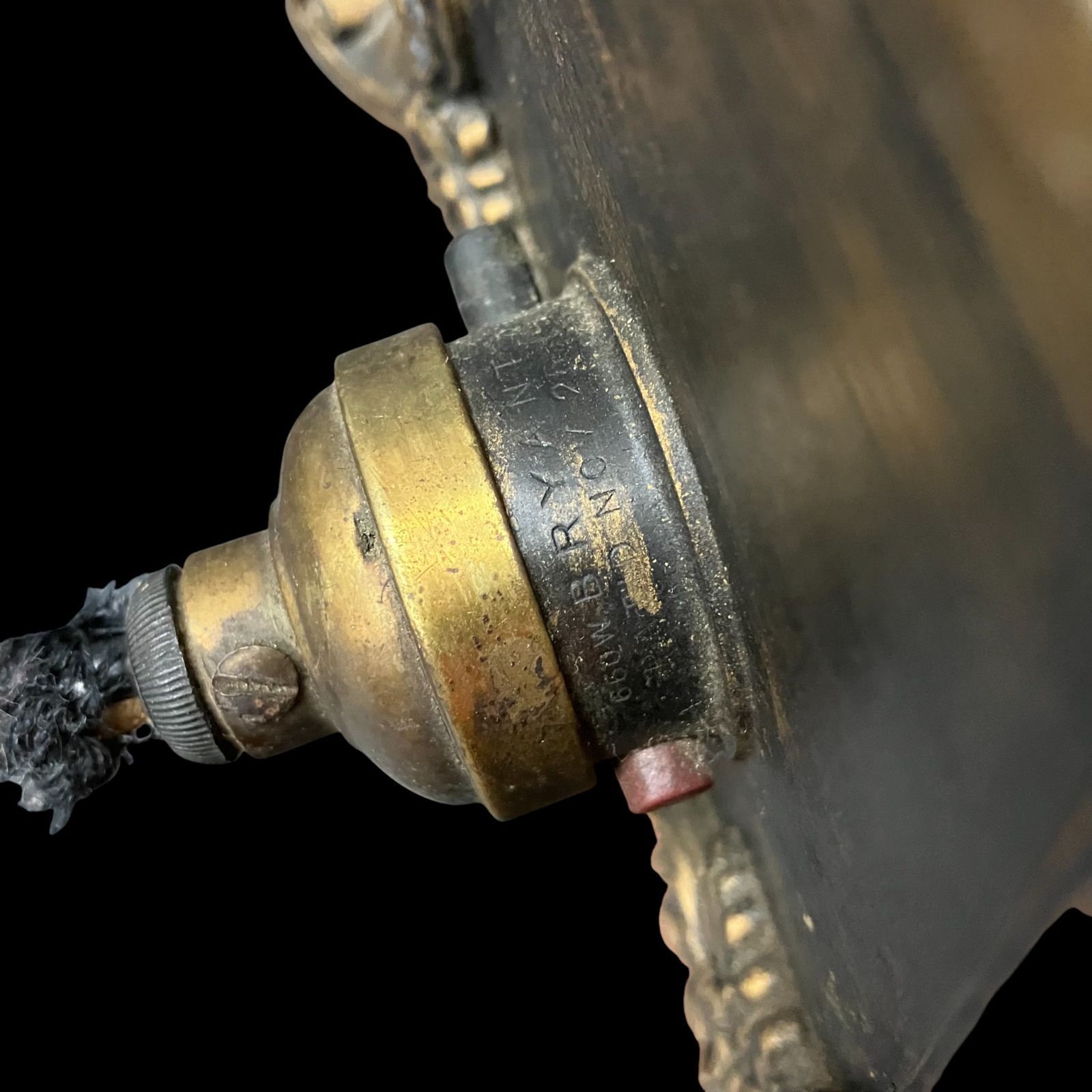 アンティーク広告ランプ