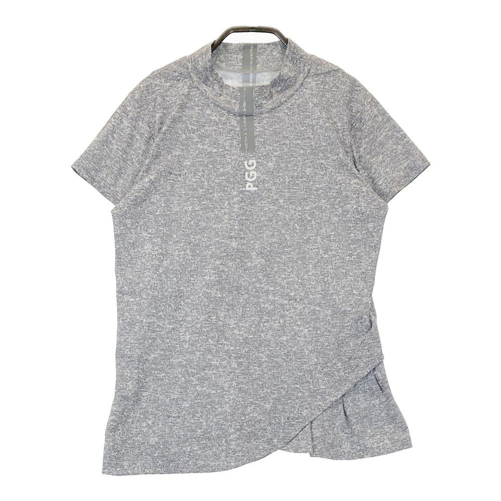 サイズ：0 PGG PEARLY GATES パーリーゲイツ 2023年モデル 半袖Tシャツ ロゴ柄 ホワイト系 [240101440648] ゴルフウェア レディース ストスト サイズ：0 PGG PEARLY GATES パーリーゲイツ 2023年モデル 半袖T
