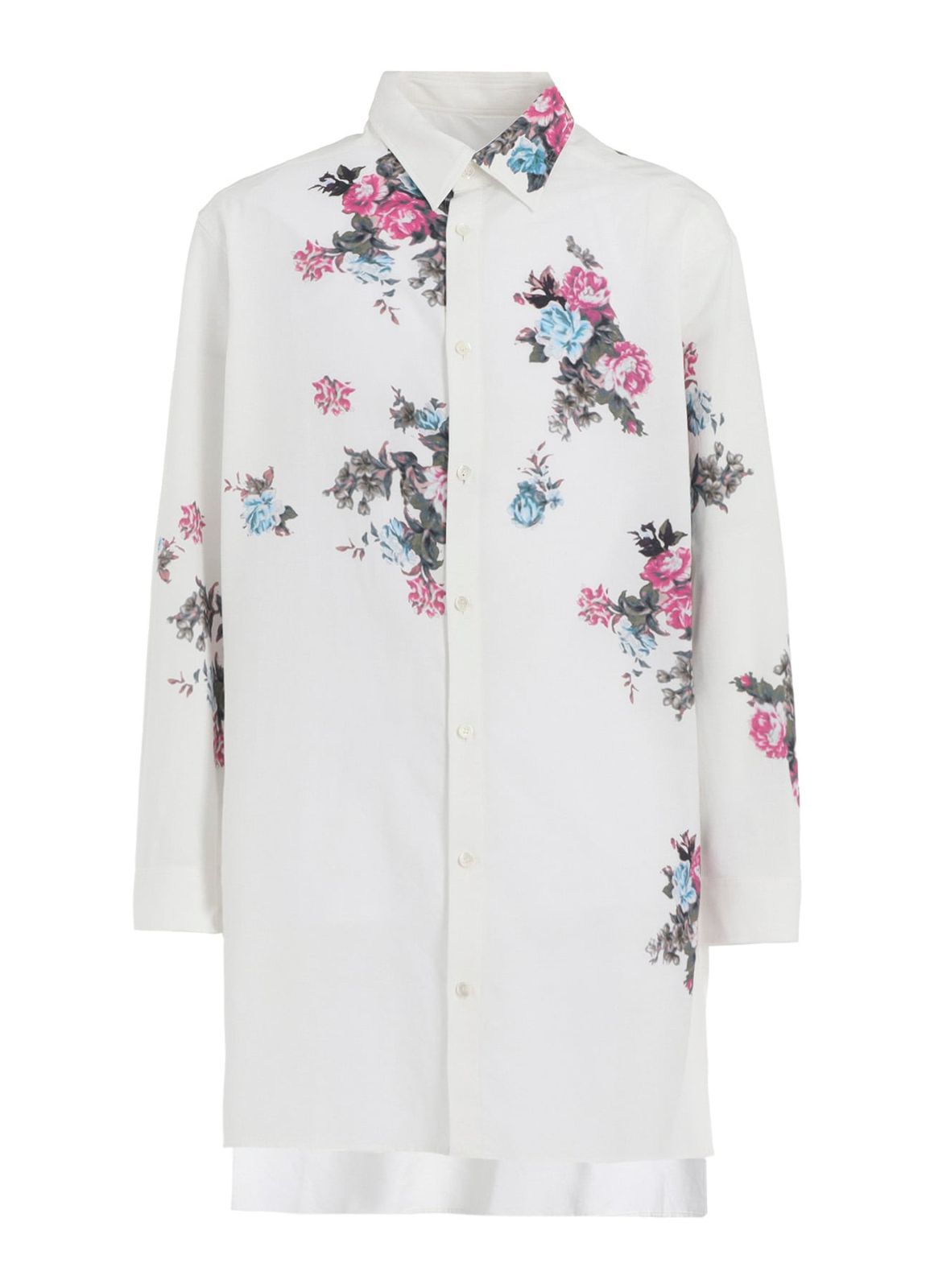 YOHJI YAMAMOTO FLOWER 長袖シャツ HO-B78-516