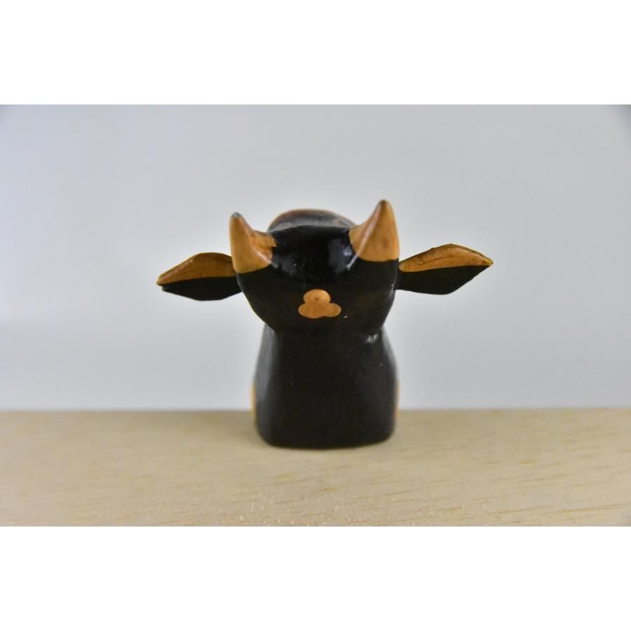 木彫動物⑅犬(チン)⑅インドネシア 木彫キリン H20[インドネシア木彫置物アニマル 動物アフリカン