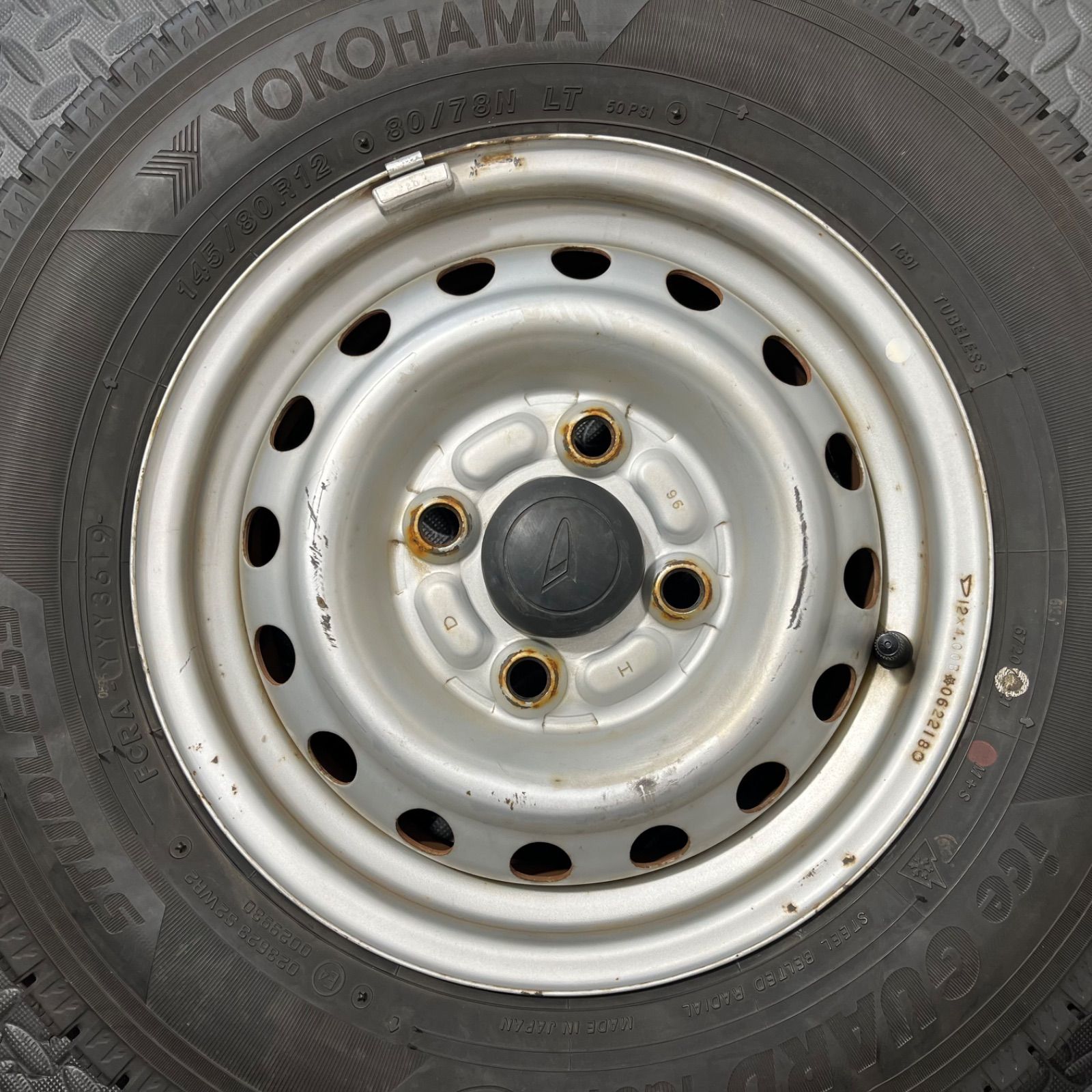 19年製 145 80R12 80 78N LT ヨコハマ アイスガードig91 ダイハツ ハイゼット スタッドレスタイヤ 冬タイヤ