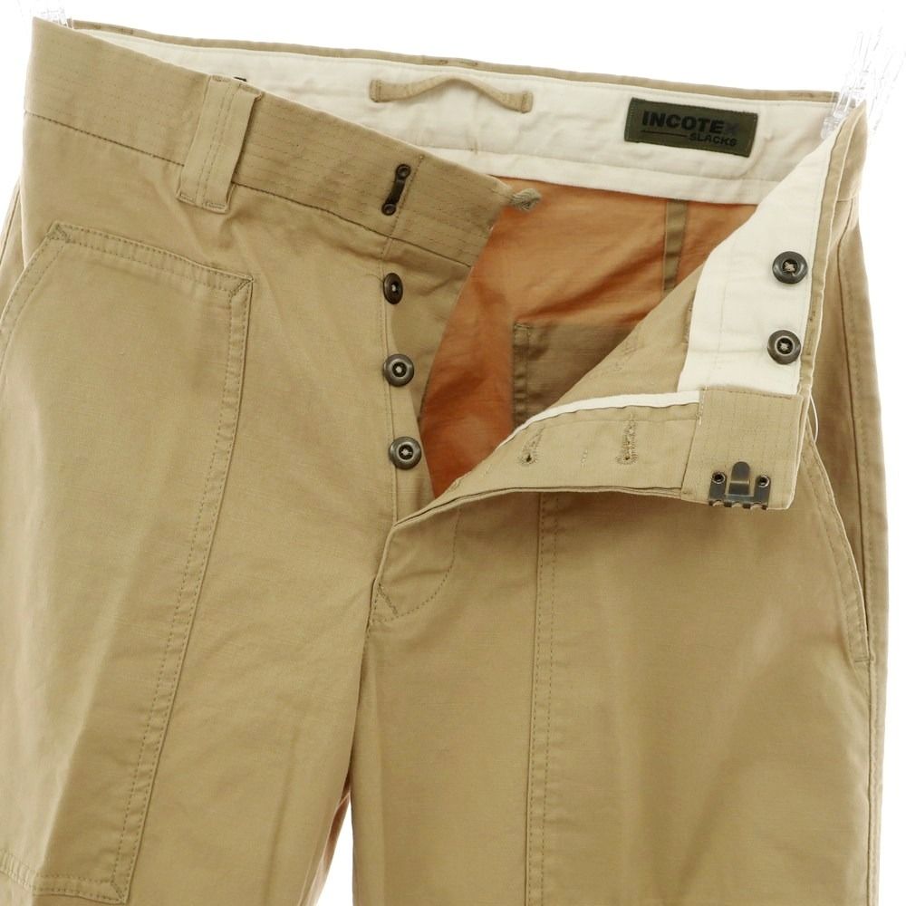 美品 INCOTEX SLACKS タックチノ インコテックス ベージュ INCOTEX 【再入荷】 ＜選べる3型＞ インコテックス 秋冬 31型