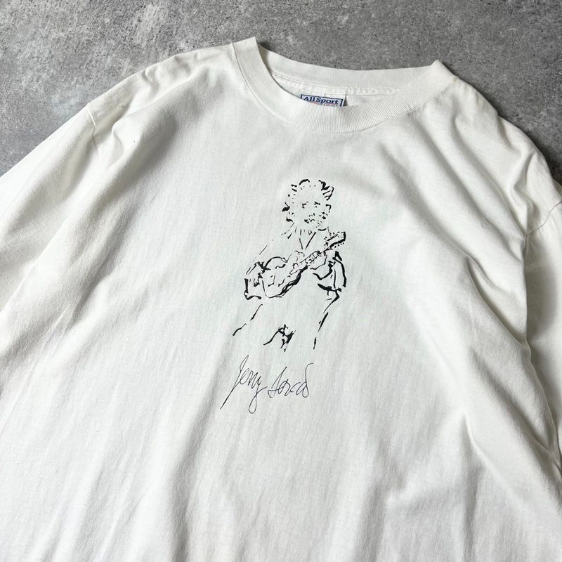 90s グレイトフルデッド ジェリー ガルシア アート プリント 半袖 Tシャツ