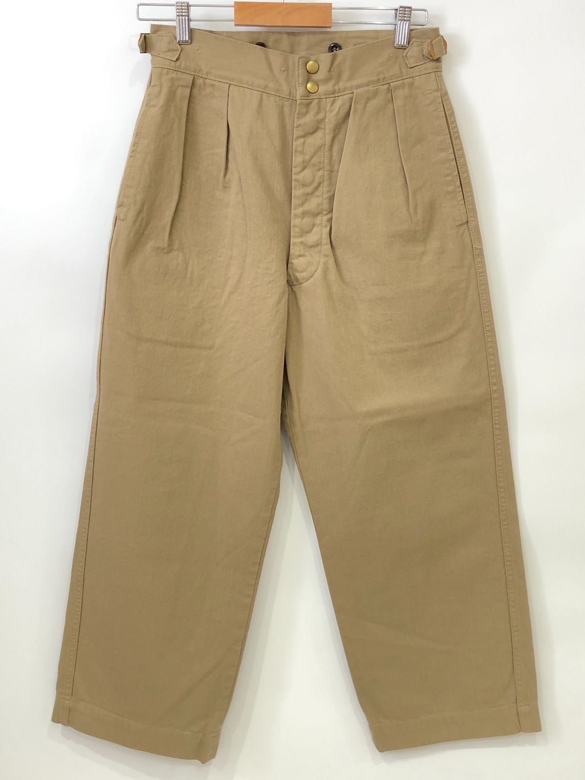 24SS WESTOVERALLS UTAH×WOA ARMY CHINO TROUSERS KHAKI ツータック チノ トラウザーパンツ カーキ  24SSVGUT01 ウエストオーバーオールズ ユタ□0801P⑱ - メルカリ