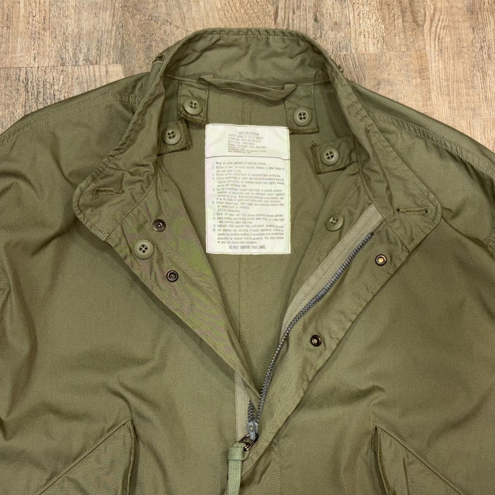 バズリクソンズ M-65 ノーフード ミリタリーコート モッズコート アメカジ 軍物 BR14719 149 オリーブ