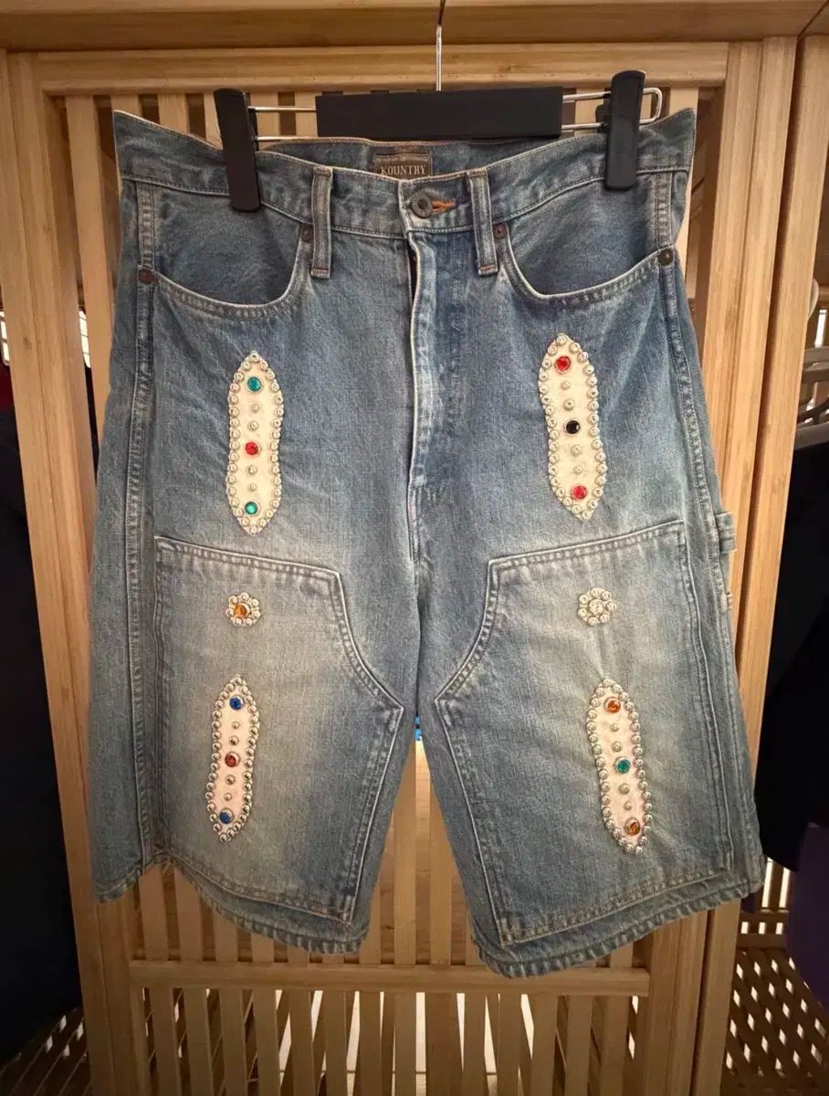 KAPITAL ジェムストーン ハーフパンツ 32