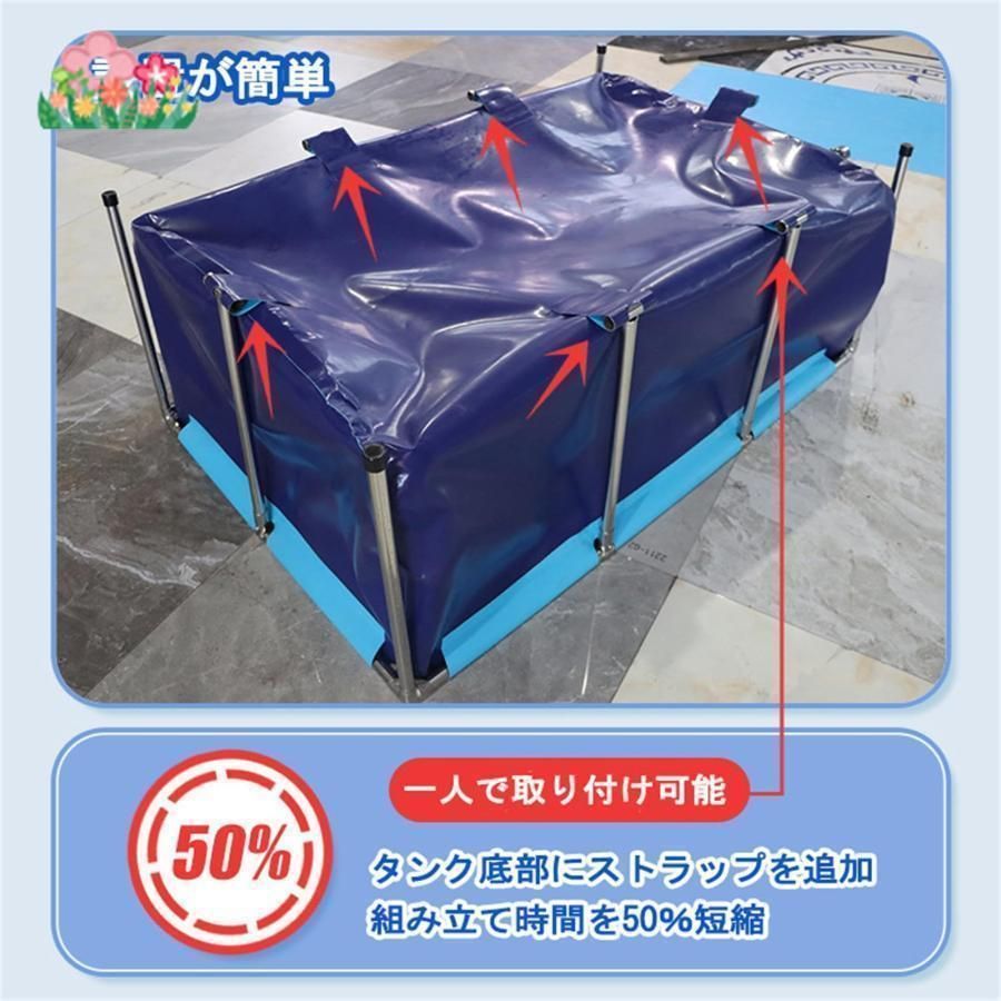 キャンバスの魚のいる池 大きい水槽