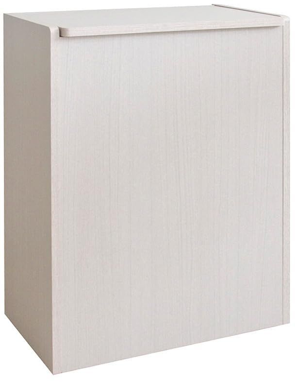 宮武製作所 木製キッチンペール 隠しキャスター付 ニオイ漏れを防ぐフタ付 45L DB-650R WH ホワイト