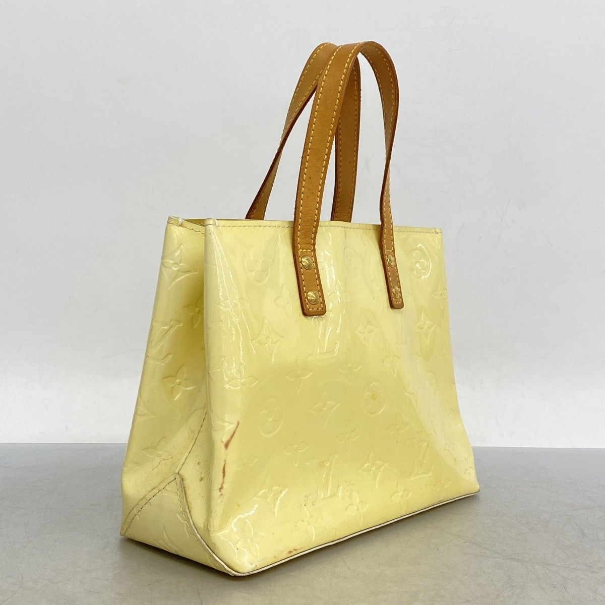 5ma0749 ルイヴィトン ハンドバッグ ヴェルニ リードPM M91336 ペルル レディース