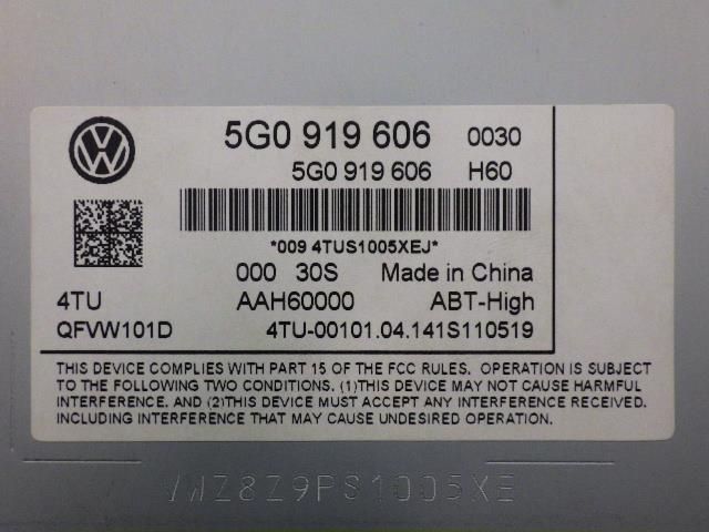 ゴルフヴァリアント DBA-AUCJZ