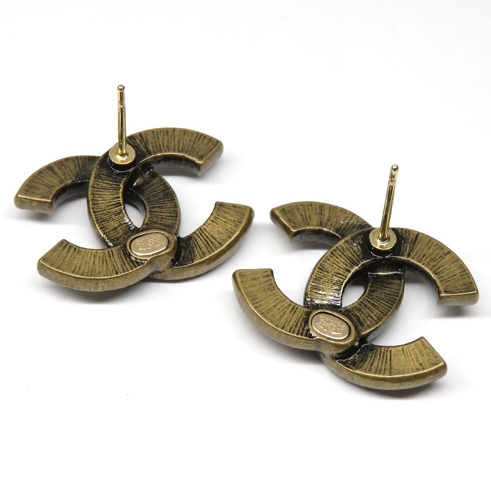名古屋】シャネル ピアス メタリック ココマーク ABE557B18604