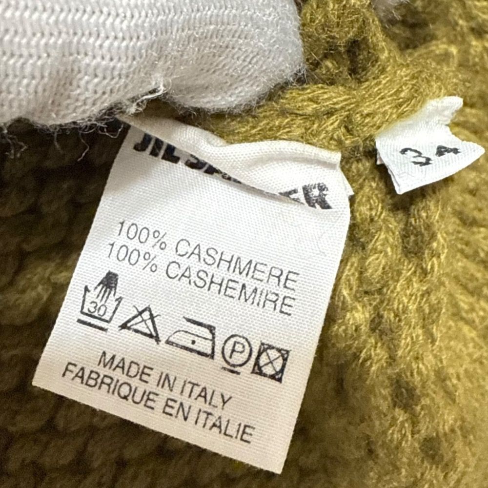 美品 JIL SANDER ジルサンダー ヴィンテージ カシミヤ100 美品 JIL SANDER ジルサンダー ヴィンテージ カシミヤ100