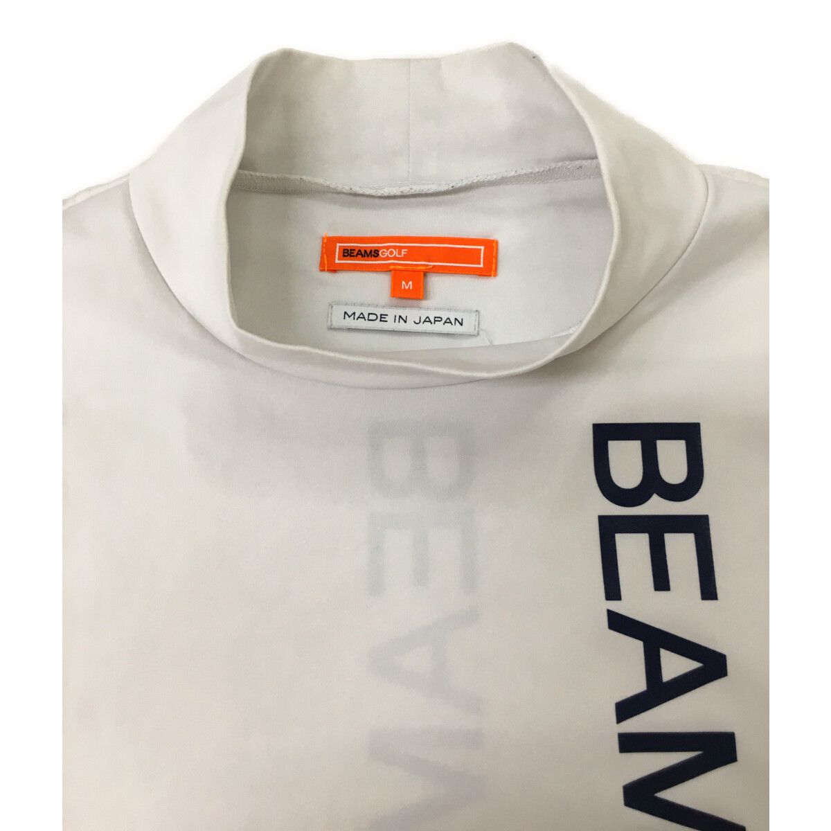 中古 メンズ ビームスゴルフ BEAMSGOLF 半袖シャツ M 白