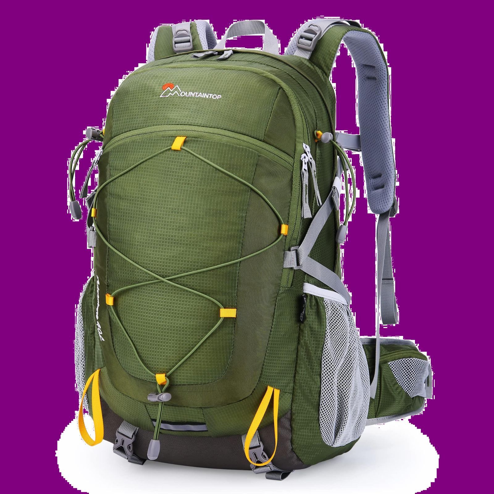 マウンテントップ(Mountaintop) バックパック 40L リュック 登山 ザック アウトドア 旅行用 バッグ リュックサック 防水 軽量  レインカバー付き - メルカリ