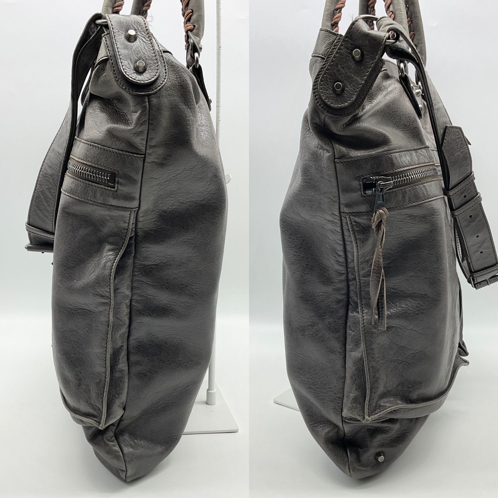 BALENCIAGA バレンシアガ クラシック スクエア トートバッグ 
